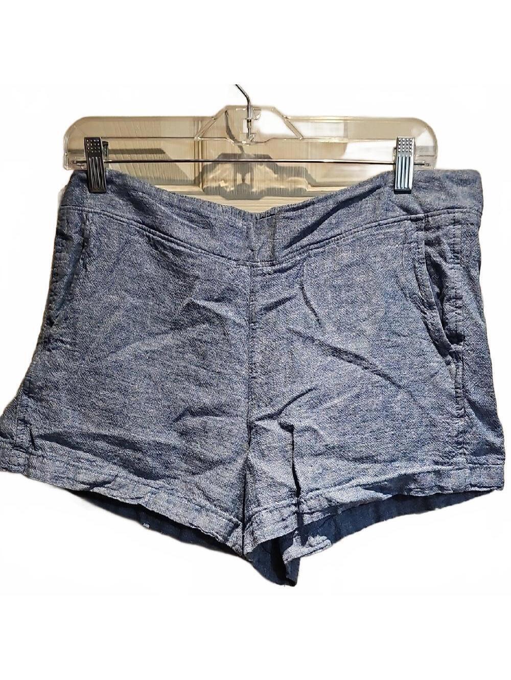 GAP Pull On Linen Blend Shorts Size L